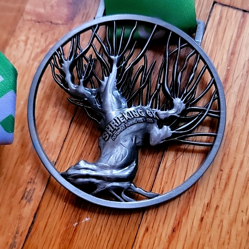 2020 Potterhead Running Club Shrieking 6K Medal